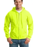 Gildan 18600 7.75 oz. Heavy Blend 50/50 Full-Zip H in Safety green