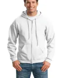 Gildan 18600 7.75 oz. Heavy Blend 50/50 Full-Zip H in White