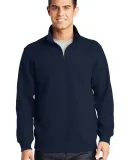 Sport Tek TST253 Sport-Tek Tall 1/4-Zip Sweatshirt in True navy