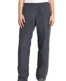 Sport Tek LPST61 Sport-Tek Ladies Piped Wind Pant Graph Grey/Wht