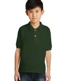8800B Gildan Youth 5.6 oz. Ultra Blend® 50/50 Jer in Forest green