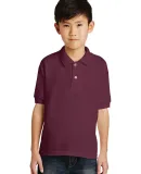 8800B Gildan Youth 5.6 oz. Ultra Blend® 50/50 Jer in Maroon