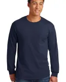 2410 Gildan 6.1 oz. Ultra Cotton® Long-Sleeve Poc in Navy