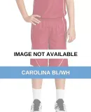 Sport Tek YT565 Sport-Tek Youth PosiCharge Mesh Re Carolina Bl/Wh