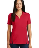 Sport Tek LST620 Sport-Tek Ladies Contrast PosiCha in Deep red/black