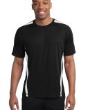 Sport Tek ST351 Sport-Tek Colorblock PosiCharge Co in Black/white