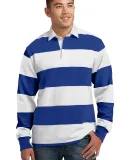 Sport Tek ST301 Sport-Tek Classic Long Sleeve Rugb True Royal/Wht