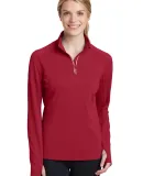 Sport Tek LST860 Sport-Tek Ladies Sport-Wick Textu Deep Red