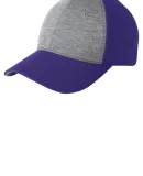 Sport Tek STC18 Sport-Tek® Jersey Front Cap in Vntg htr/purpl