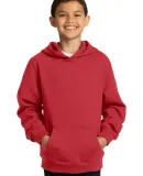 Sport Tek YST254 Sport-Tek Youth Pullover Hooded S in True red