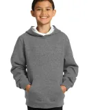 Sport Tek YST254 Sport-Tek Youth Pullover Hooded S in Vintage hthr