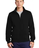 Sport Tek ST259 Sport-Tek Full-Zip Sweatshirt Black