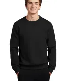 Sport Tek ST266 Sport-Tek Crewneck Sweatshirt in Black