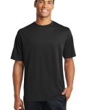 Sport Tek ST340 Sport-Tek PosiCharge RacerMesh Tee in Black