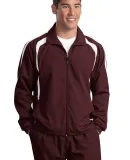 Sport Tek TJST60 Sport-Tek Tall Colorblock Raglan  Maroon/White