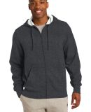 Sport Tek ST258 Sport-Tek Full-Zip Hooded Sweatshi in Graphite hthr