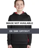 Sport Tek YST235 Sport-Tek Youth Sport-Wick Fleece Dk Smk Gry/Nvy