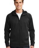 Sport Tek ST295 Sport-Tek Rival Tech Fleece Full-Z in Black