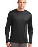 Sport Tek TST350LS Sport-Tek Tall Long Sleeve Posi in Black