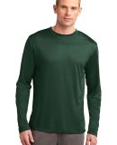 Sport Tek TST350LS Sport-Tek Tall Long Sleeve Posi in Forest green