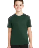 Sport Tek YST354 Sport-Tek Youth PosiCharge Compet Forest Gn/I Gy