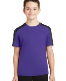 Sport Tek YST354 Sport-Tek Youth PosiCharge Compet Purple/Black