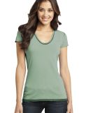 District DT2202 CLOSEOUT  - Juniors Faded Rounded  Forest Green