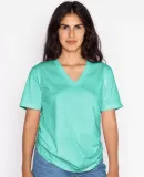 Los Angeles Apparel 24056 Fine Jersey V-Neck Tee Mint