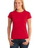 64000L Gildan Ladies 4.5 oz. SoftStyle™ Ringspun in Red