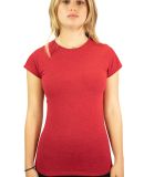 64000L Gildan Ladies 4.5 oz. SoftStyle™ Ringspun in Antiq cherry red