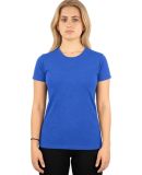 64000L Gildan Ladies 4.5 oz. SoftStyle™ Ringspun in Heather royal