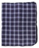 Boxercraft FB250 Flannel Blanket in Navy/ silver