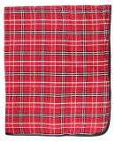 Boxercraft FB250 Flannel Blanket in Red/ black