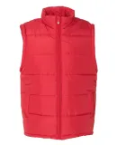 Burnside 8700 Puffer Vest Red