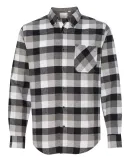 Weatherproof 164761 Vintage Brushed Flannel Long S White/ Black