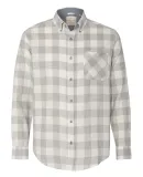 Weatherproof 164761 Vintage Brushed Flannel Long S Heather Grey/ White