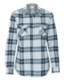 Weatherproof W164761 Vintage Women's Brushed Flann Powder Blue Plaid