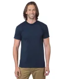 Bayside 1701 USA-Made 50/50 Short Sleeve T-Shirt in Navy