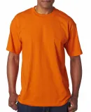 Bayside 1701 USA-Made 50/50 Short Sleeve T-Shirt in Safety orange