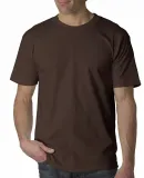 Bayside 5100 BA5100 Adult Short-Sleeve Tee Chocolate