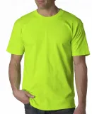 Bayside 5100 BA5100 Adult Short-Sleeve Tee Lime Green