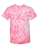 Dyenomite 200CY Cyclone Pinwheel Short Sleeve T-Sh in Coral