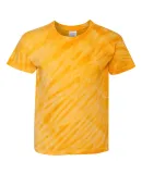 Dyenomite 20BTS Youth One Color Tiger Stripe T-Shi in Gold