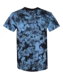 Dyenomite 20BCR Youth Crystal Tie Dye T-Shirt in Black/ columbia