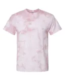 Dyenomite 20BCR Youth Crystal Tie Dye T-Shirt in Rose