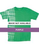 Dyenomite 20BFU Youth Fusion Tie Dye T-Shirt Purple