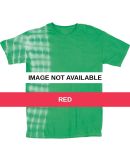 Dyenomite 20BFU Youth Fusion Tie Dye T-Shirt Red
