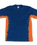 Dyenomite 200TB2 T-Bone Tie Dye T-Shirt Navy/ Orange