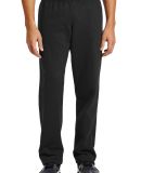 Gildan G184 7.75 oz. 50/50 Open-Bottom Sweatpants in Black