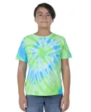 Dyenomite 20BTY Youth Typhoon Tie-Dye Shirt in Bora bora